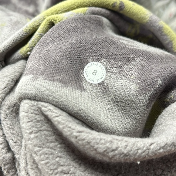 Lululemon All Yours Hoodie Orbital Tie Dye Mauve Grey Multi - Picture 4 of 7